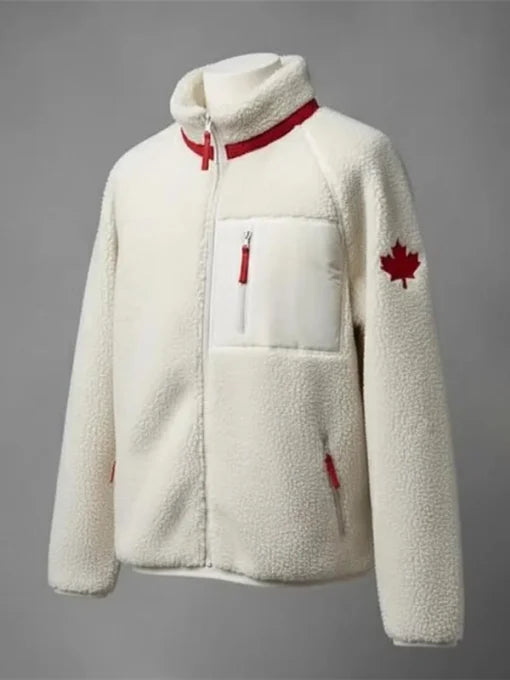 Heated Rivalry Team Canada Sherpa Jacket