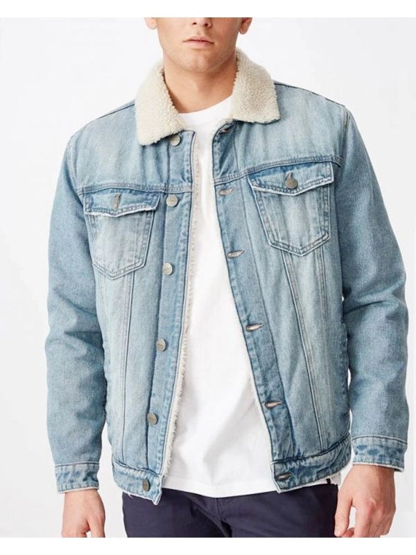 High School Musical Joshua Bassett Blue Denim Jacket Max Jackets