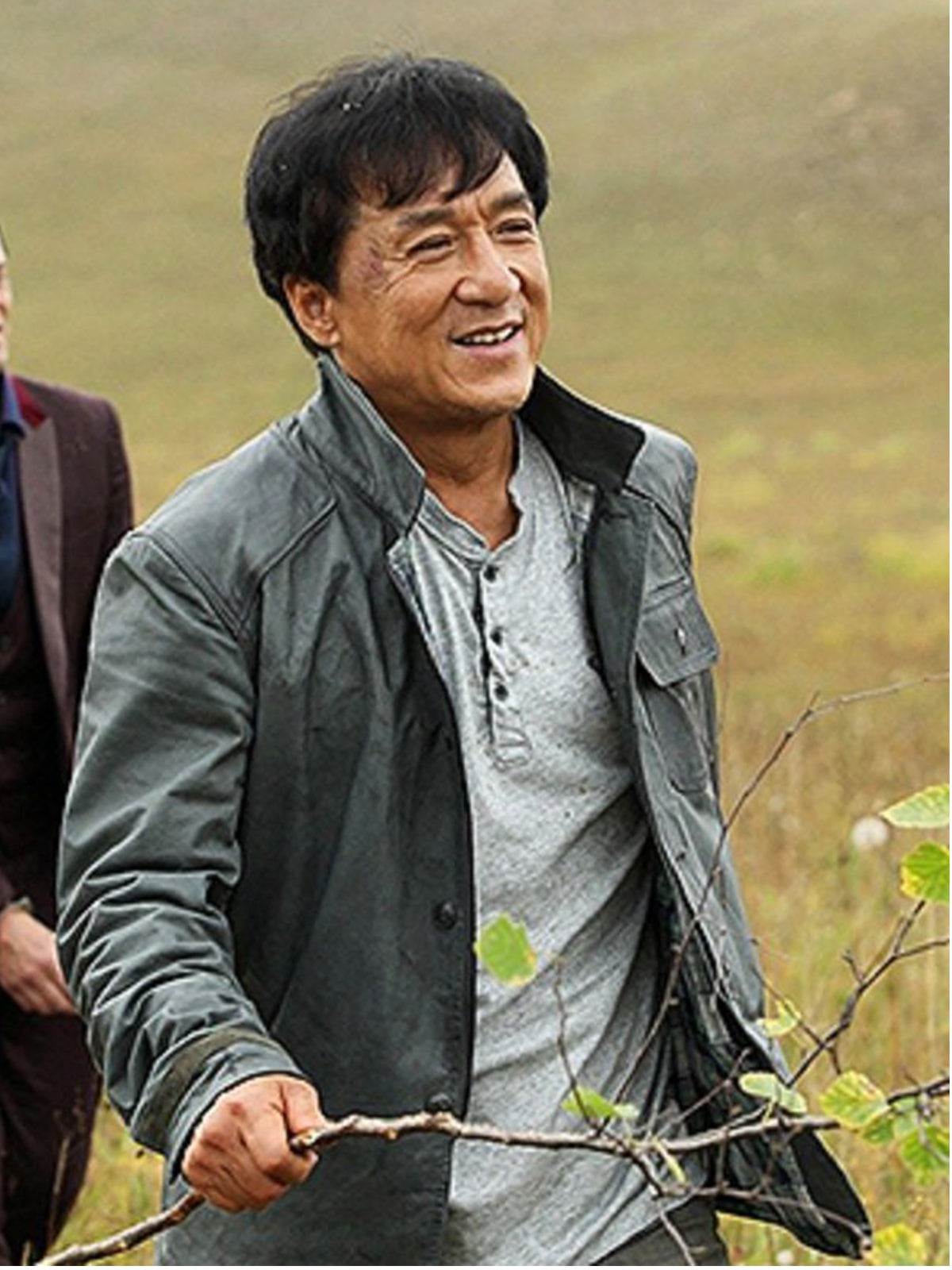 Jackie Chan Skiptrace Gray Jacket Max Jackets