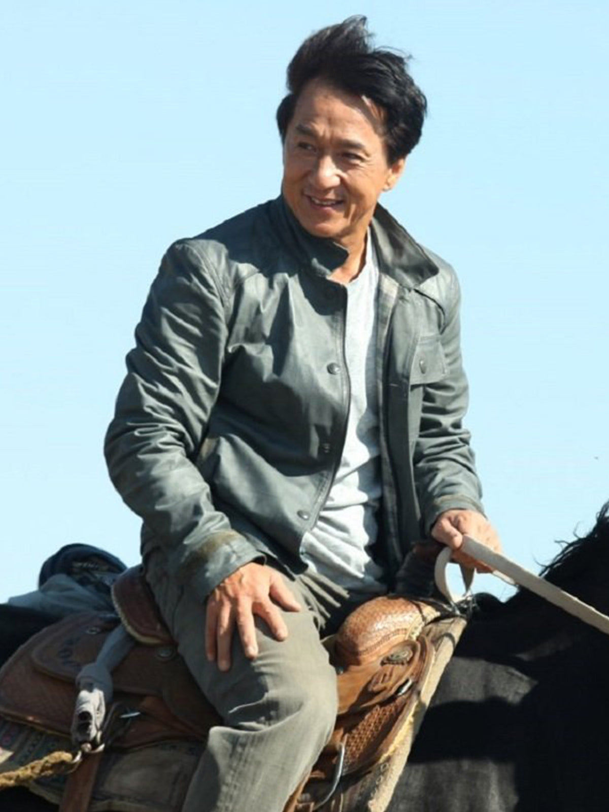 Jackie Chan Skiptrace Gray Jacket Max Jackets