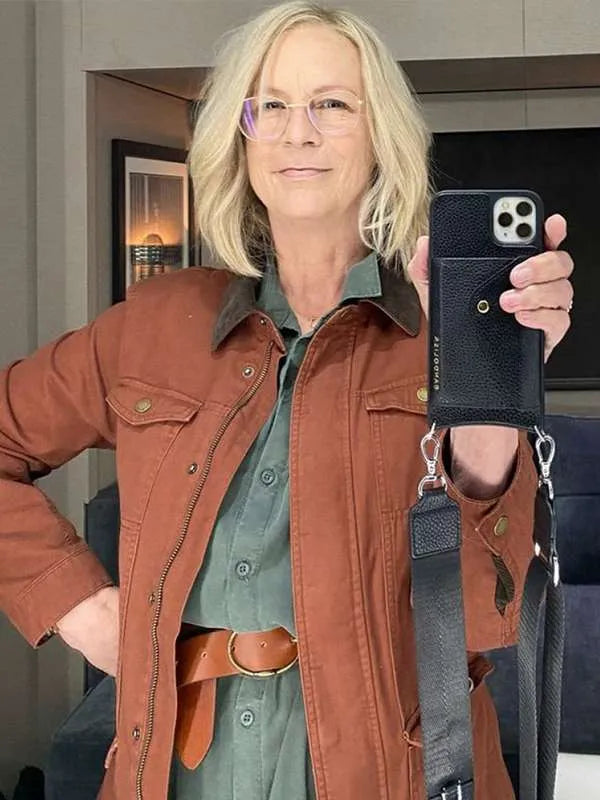 Jamie Lee Curtis Halloween Ends Brown Jacket Max Jackets