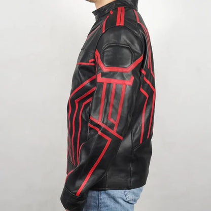 Tron Ares Jared Leto Black Leather Costume Jacket