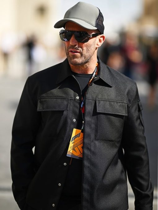 Jason Statham F1 Abu Dhabi Grand Prix Black Jacket Max Jackets