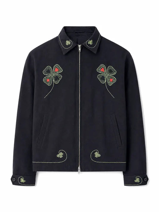Jay-Z Lucky Draw Black Embroidered jacket