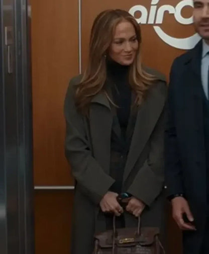 Office Romance Jennifer Lopez Wool Coat