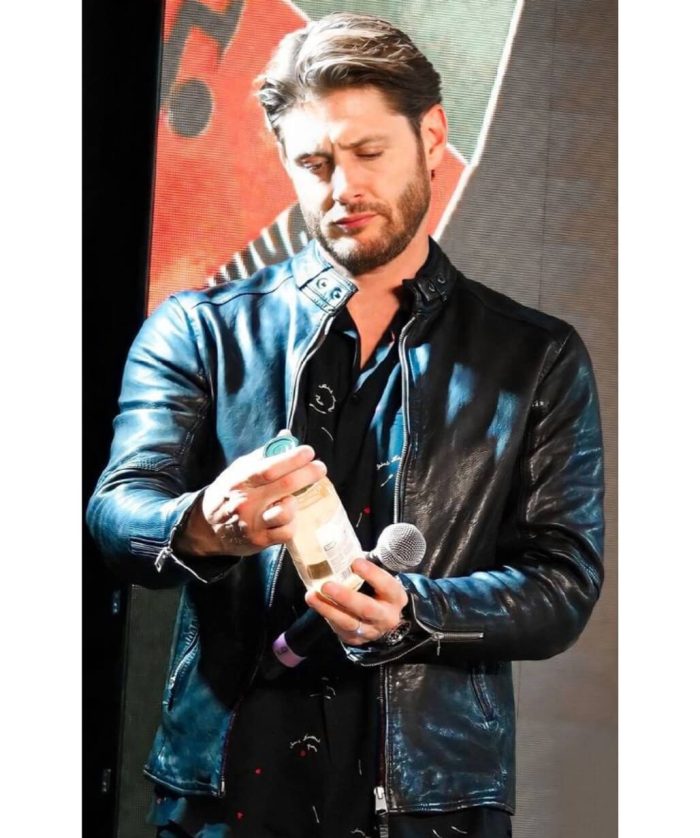 Jensen Ackles Black Leather Jacket Max Jackets