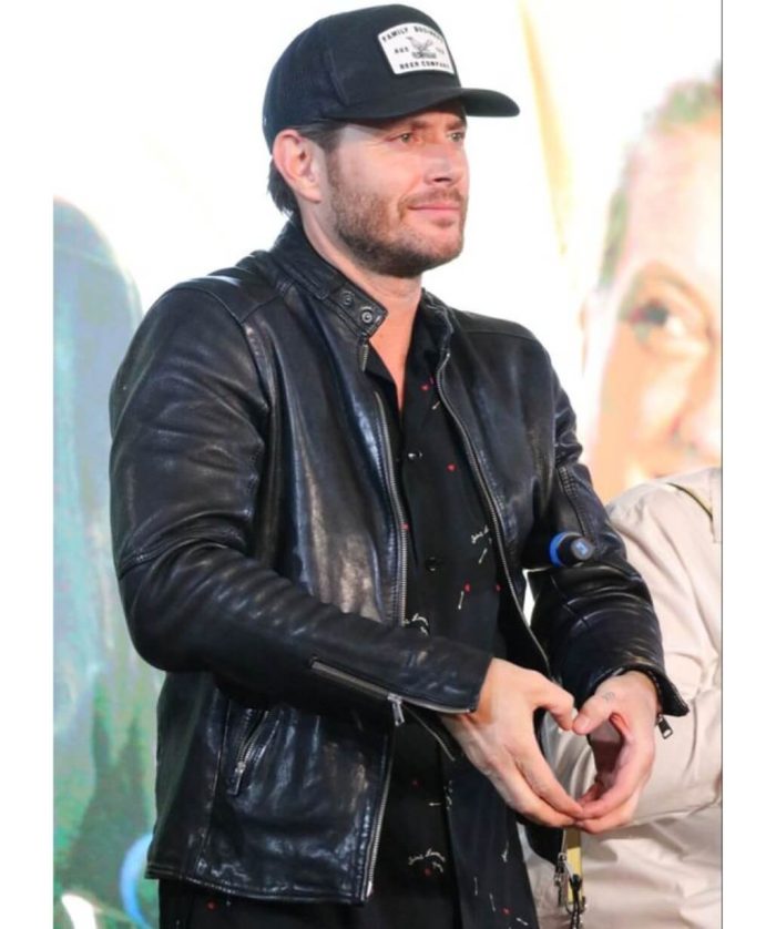Jensen Ackles Black Leather Jacket Max Jackets