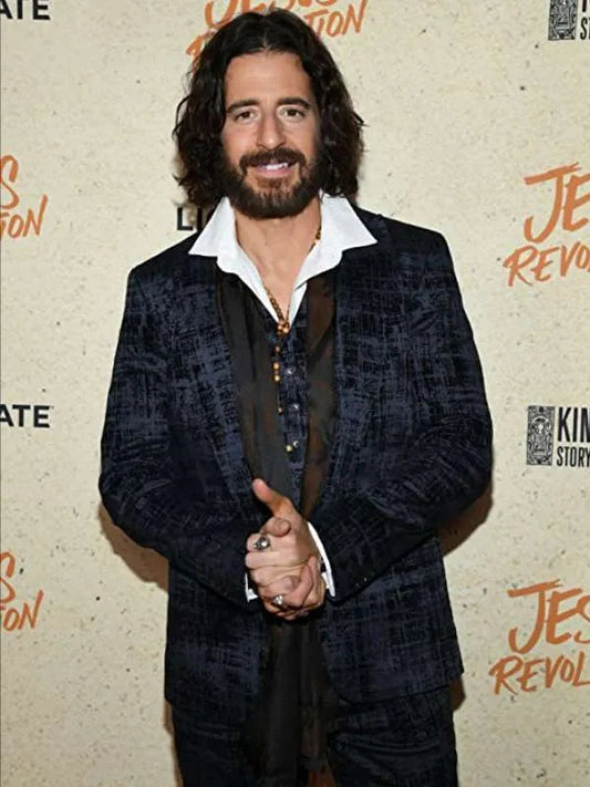 Jonathan Roumie Jesus Revolution Film Premiere Suit Max Jackets