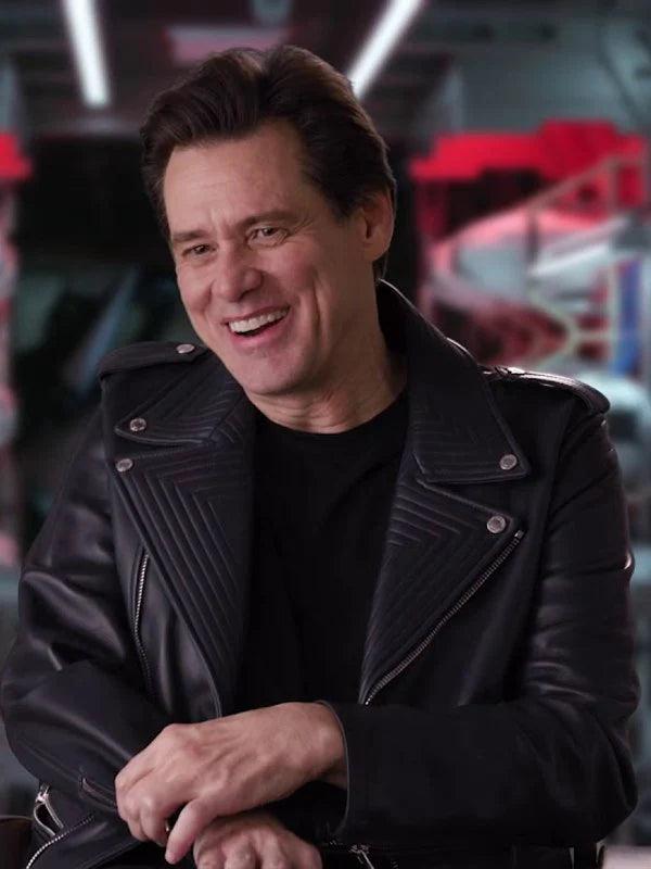 Jim Carrey Sonic The Hedgehog Leather Jacket Max Jackets