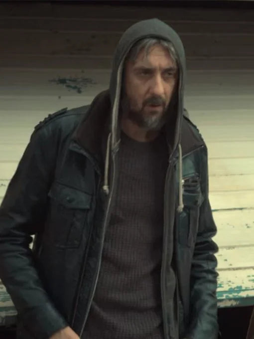 After Life Tim Plester Black Leather Jacket Max Jackets