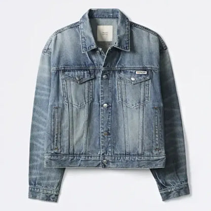 Jungkook Calvin Klein Blue Denim Jacket