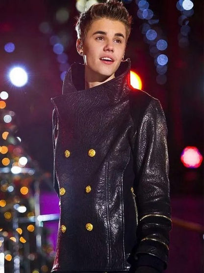 Justin Bieber Christmas Concert Leather Jacket