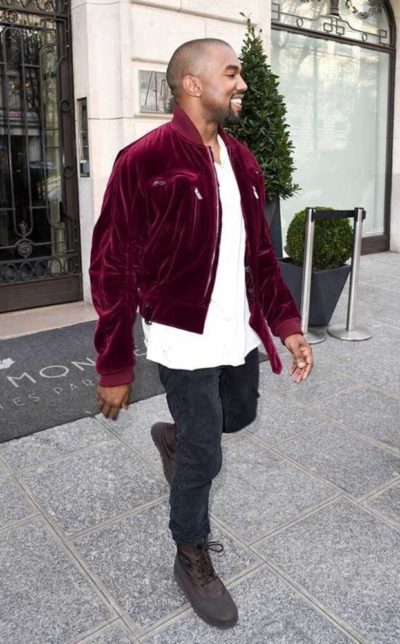 Kanye West Velvet Jacket Max Jackets
