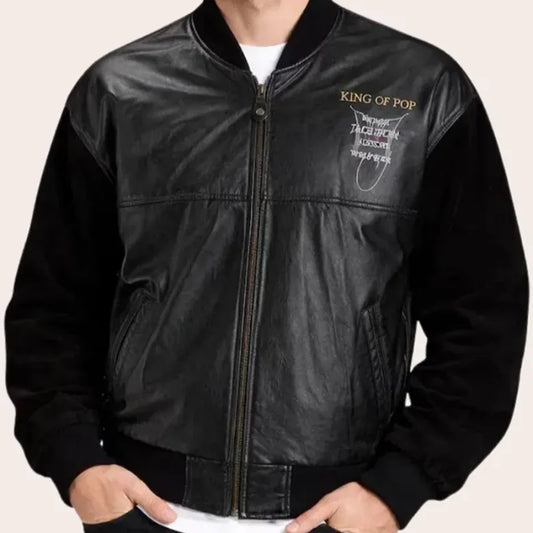 King Of Pop Michael Jackson History World Tour Black Jacket