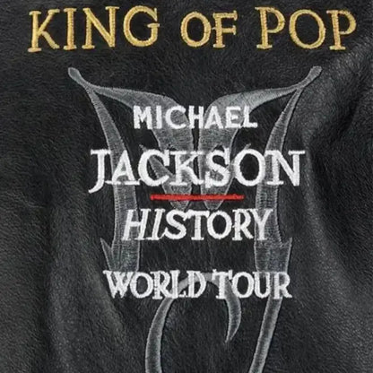 King Of Pop Michael Jackson History World Tour Black Jacket