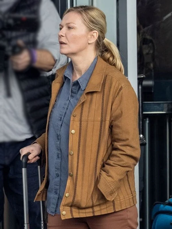 Kirsten Dunst Civil War Brown Jacket Max Jackets