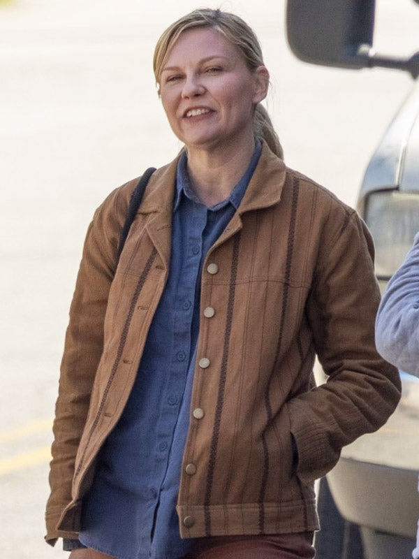 Kirsten Dunst Civil War Brown Jacket Max Jackets