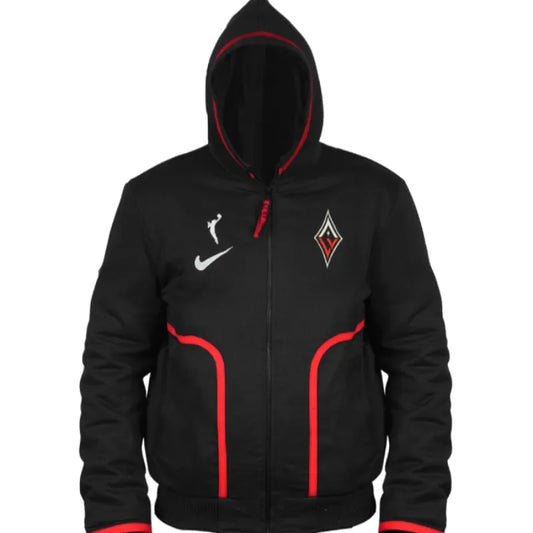 Las Vegas Aces Black Hoodie Jacket