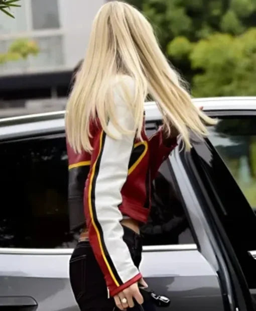 Laura Abla Los Angeles 2026 Cropped Leather Motorcycle Jacket