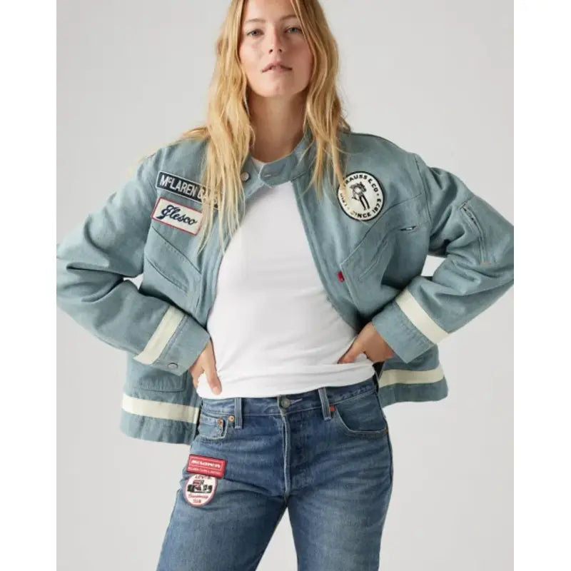 Levi’s x McLaren Light Indigo Cotton Racing Jacket Vintage Jacket