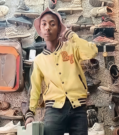 Kalu Putic Varsity Bomber Jacket