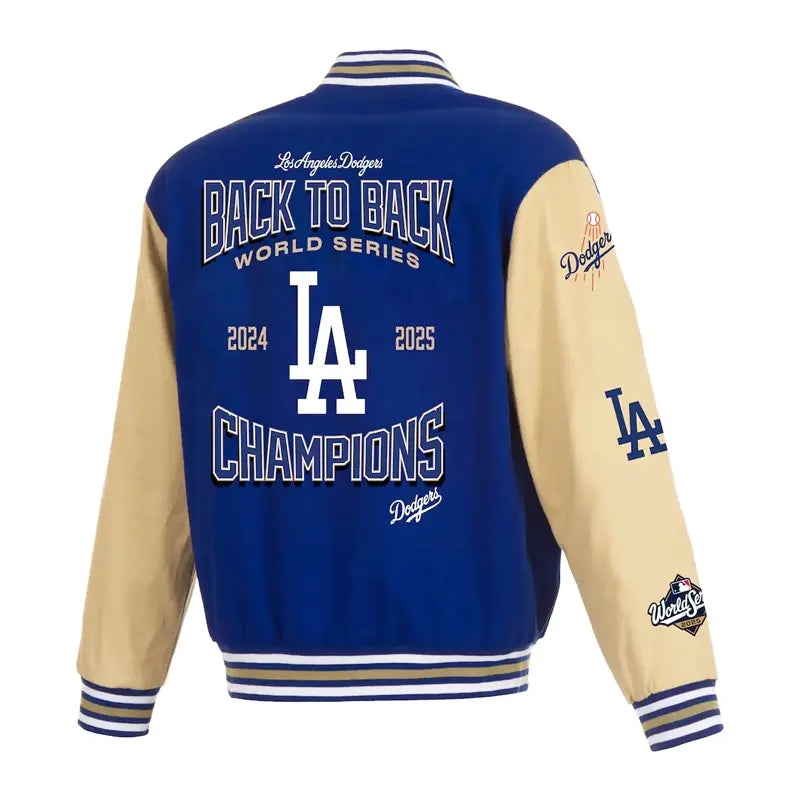 LA Dodgers Back To Back World Series Champions Jacket