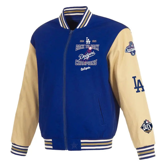 LA Dodgers Back To Back World Series Champions Jacket