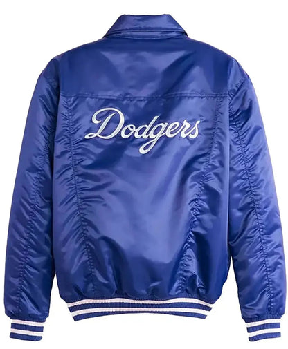 Los Angeles Dodgers Blue Bomber Jacket Max Jackets