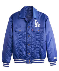 Los Angeles Dodgers Blue Bomber Jacket Max Jackets