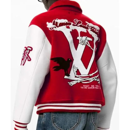 Louis Vuitton Skully Varsity Jacket Vintage Jacket