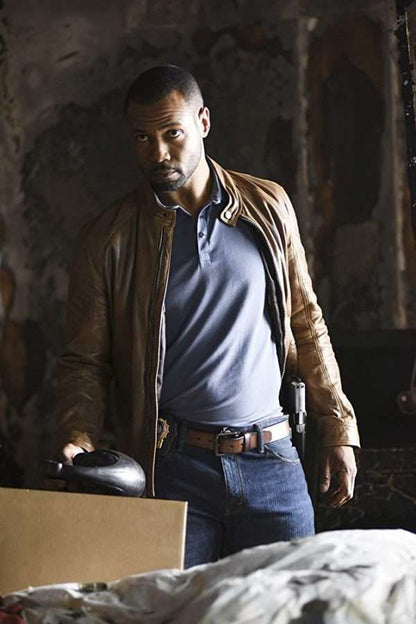 Shadowhunters Isaiah Mustafa Brown Leather Jacket Max Jackets