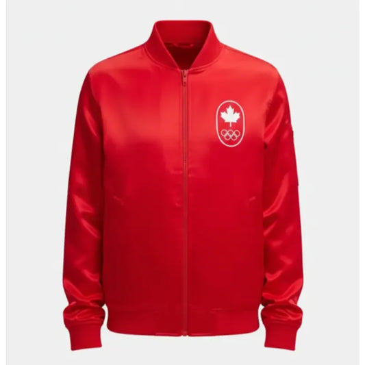 Lululemon Canada Olympic 2026 Red Jacket