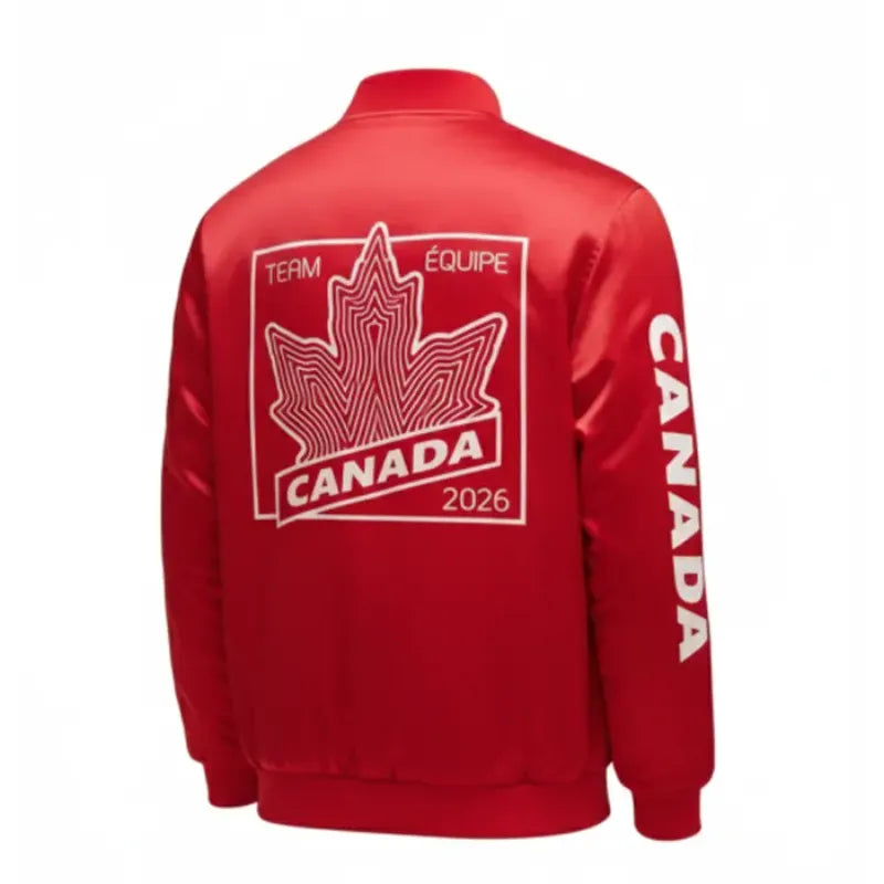 Lululemon Canada Olympic 2026 Red Jacket