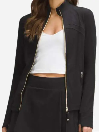 Lululemon Define Gold Zipper Jacket