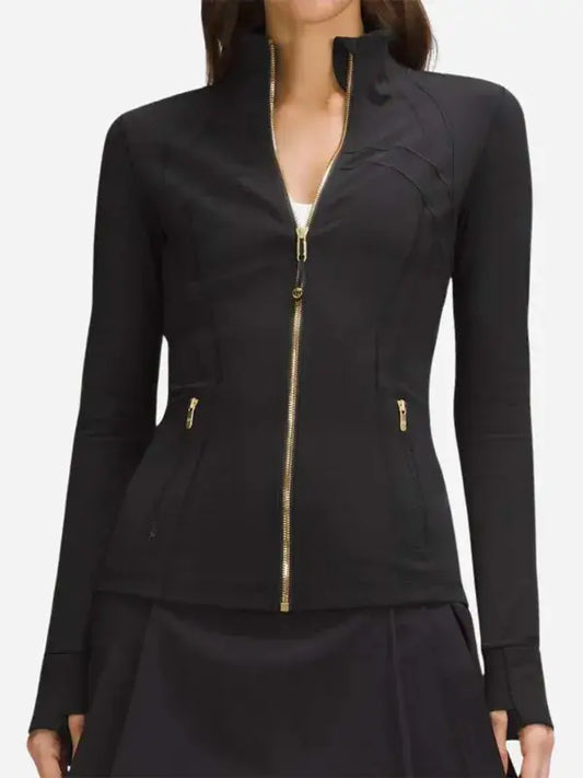 Lululemon Define Gold Zipper Jacket
