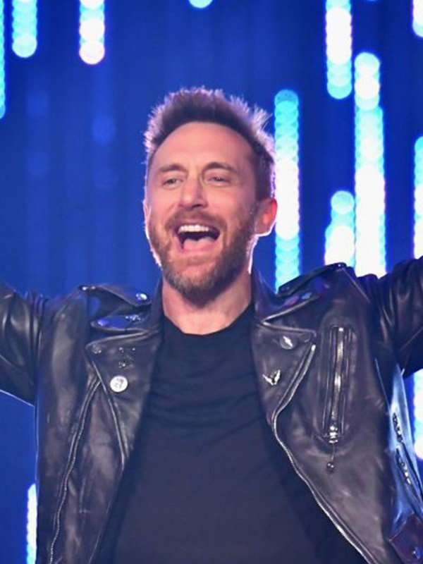 25th MTV Europe Music Awards David Guetta Leather Jacket Max Jackets