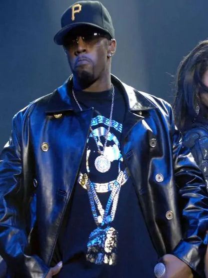 Diddy MTV Europe Music Awards Leather Jacket Max Jackets