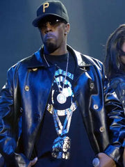 Diddy MTV Europe Music Awards Leather Jacket