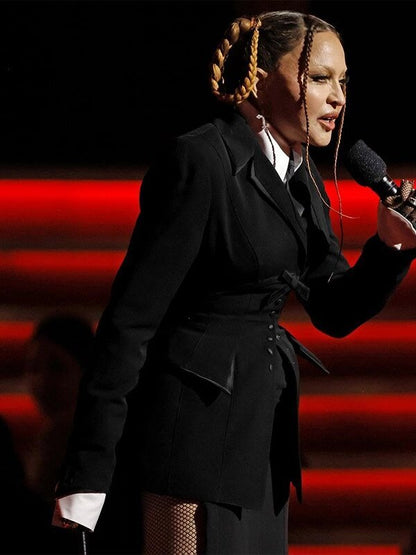 Grammys 2023 Madonna Black Blazer