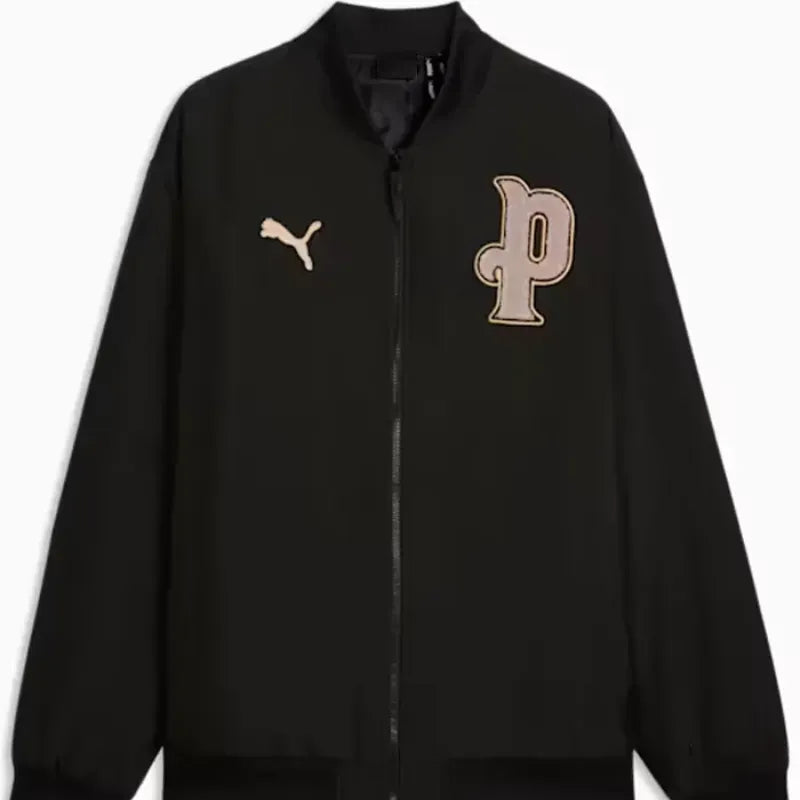 Manchester City 10th Anniversary Black Bomber Jacket