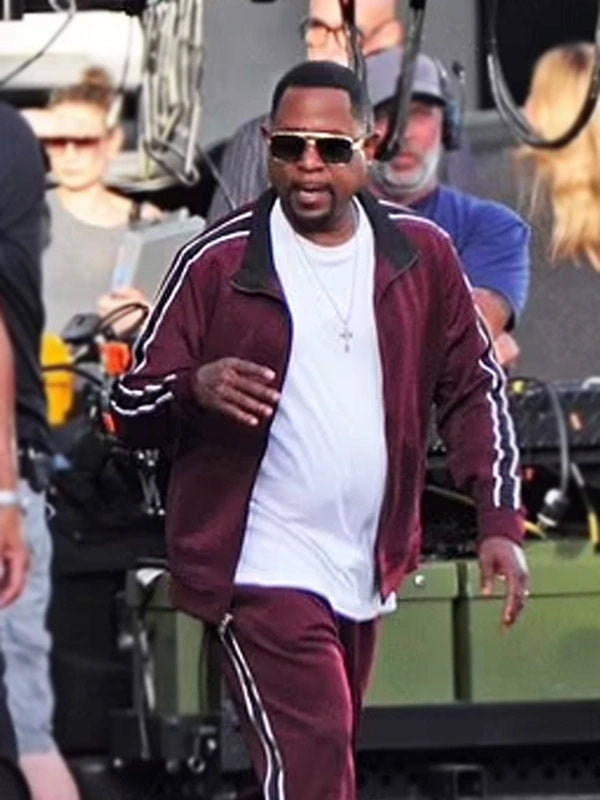 Bad Boys Ride Or Die Martin Lawrence Maroon Track Jacket Max Jackets