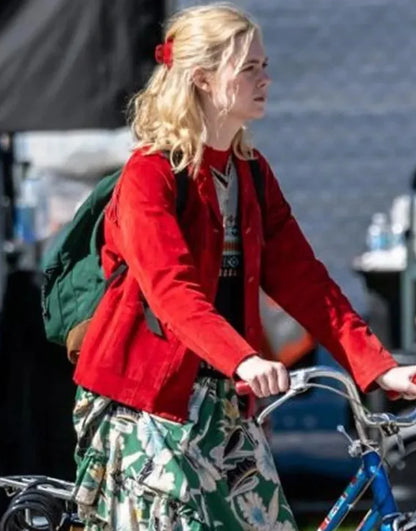 Margo’s Got Money Troubles 2026 Elle Fanning Fringe Jacket