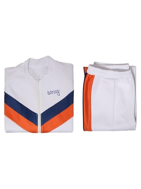 Me Time Huck Dembo White Tracksuit