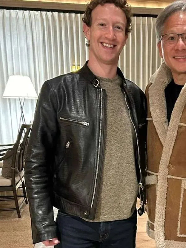 Mark Zuckerberg SIGGRAPH Asia 2024 Leather Jacket Max Jackets