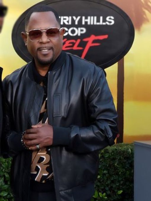 Martin Lawrence Beverly Hills Cop Axel F 2024 Movie Premiere Leather Jacket Max Jackets