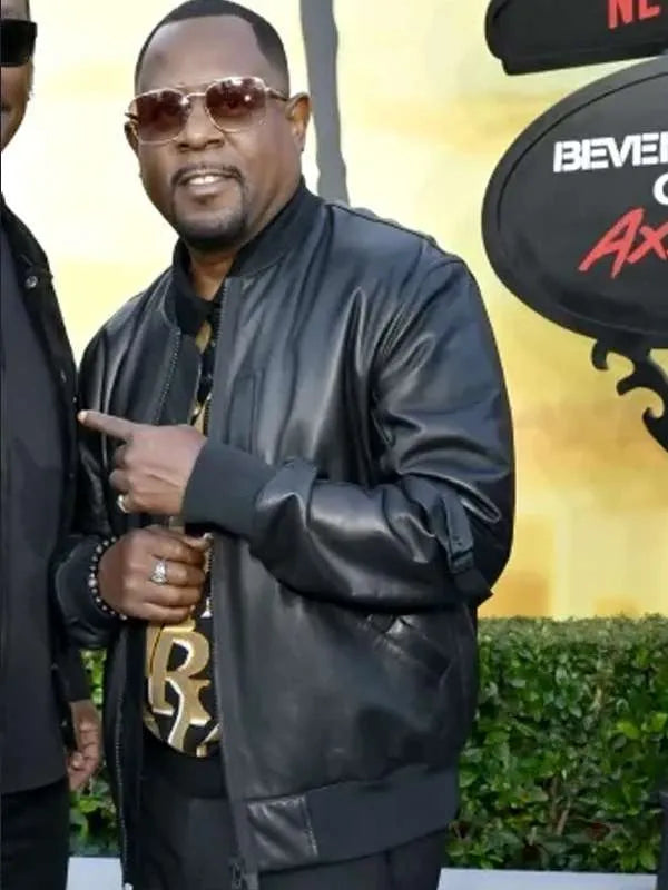 Martin Lawrence Beverly Hills Cop Axel F 2024 Movie Premiere Leather Jacket Max Jackets