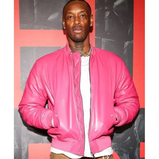 Mateo Berry High Risk FW26 Pink Leather Jacket
