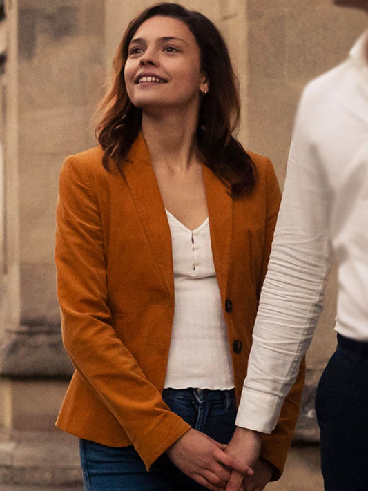 Maxton Hall The World Between Us S01 Ruby Bell Brown Blazer Max Jackets