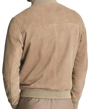 Mens Brown Suede Bomber Jacket Max Jackets