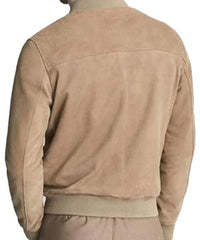 Mens Brown Suede Bomber Jacket Max Jackets